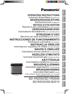 Manuale Panasonic SD-B2510 Macchina per il pane