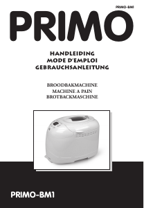 Mode d’emploi Primo BM1 Machine à pain