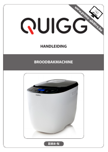 Handleiding Quigg BM4-N Broodbakmachine
