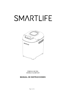 Manual de uso Smartlife SL-BM1349 Máquina de hacer pan