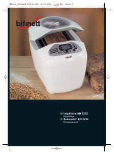 Instrukcja Bifinett KH 2232 Automat do chleba