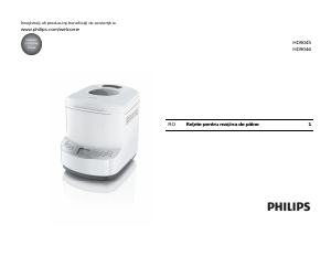 Manual Philips HD9045 Mașina de pâine