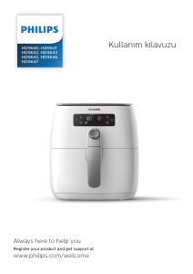 Kullanım kılavuzu Philips HD9641 Avance Collection Fritöz