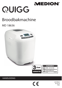 Handleiding Quigg MD 18636 Broodbakmachine