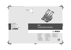 Návod Bosch Rotak 40 M Kosačka