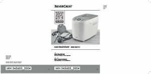 Használati útmutató SilverCrest SBB 850 E1 Kenyérsütő