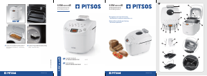 Manual Pitsos GBM1000W Bread Maker