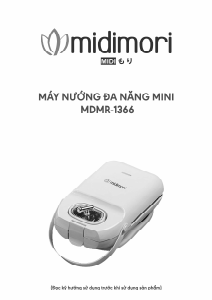 Hướng dẫn sử dụng Midimori MDMR-1366 Máy làm bánh Waffle