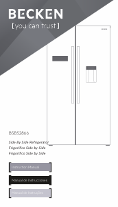 Manual Becken BSBS2866 Fridge-Freezer