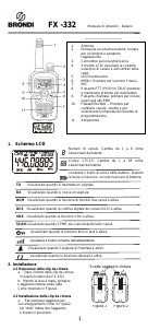 Manuale Brondi FX-332 Ricetrasmittente