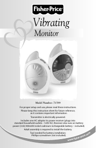 Manual Fisher-Price 71599 Baby Monitor