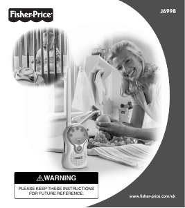 Manual Fisher-Price J6998 Baby Monitor