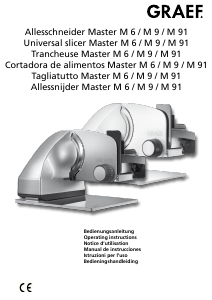 Bedienungsanleitung Graef Master M9 Allesschneider