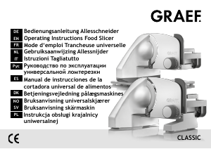 Bruksanvisning Graef C90EU Classic Skärmaskin