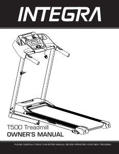 Manual Integra T500 Treadmill