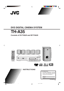 Handleiding JVC TH-A35 Home cinema set