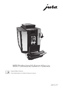 Kullanım kılavuzu Jura WE8 Professional Kahve makinesi