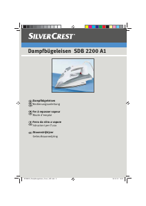 Handleiding SilverCrest SDB 2200 A1 Strijkijzer