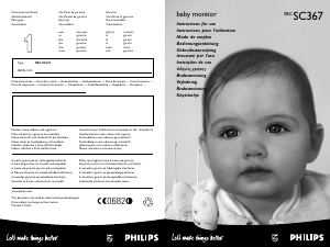 Bruksanvisning Philips SBC SC367 Babyvakt
