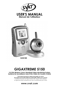 Manual SVAT GX5150 Baby Monitor