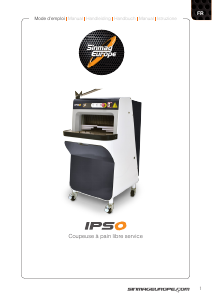 Mode d’emploi Sinmag Ipso Machine à couper le pain