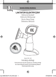 Instrukcja SisiBaby SBC-A20 Laktator