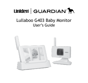 Handleiding Uniden G403 Lullaboo Babyfoon