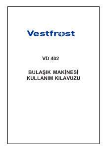 Kullanım kılavuzu Vestfrost VD 402 Bulaşık makinesi