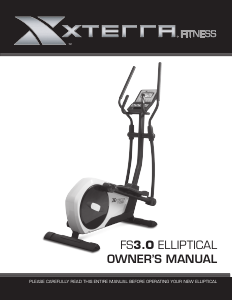 Manual XTERRA Fitness FS3.0 Cross Trainer