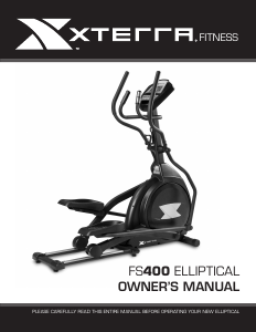 Manual XTERRA Fitness FS400 Cross Trainer