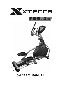 Handleiding XTERRA Fitness FS5.2e Crosstrainer