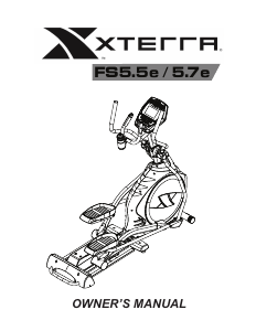 Manual XTERRA Fitness FS5.5e Cross Trainer