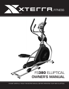 Manual XTERRA Fitness FS380 Cross Trainer