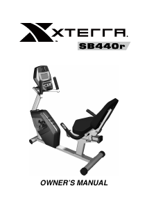 Handleiding XTERRA Fitness SB440r Hometrainer