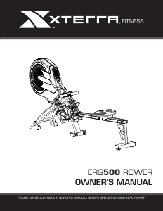 Handleiding XTERRA Fitness ERG500 Roeimachine