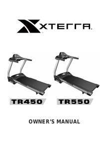 Handleiding XTERRA Fitness TR450 Loopband