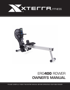 Handleiding XTERRA Fitness ERG400 Roeimachine