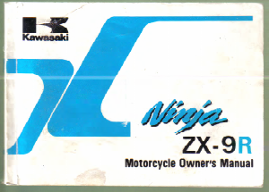 Manual Kawasaki Ninja ZX-9R (1993) Motorcycle