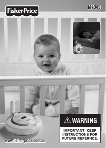Manual Fisher-Price M7949 Baby Monitor