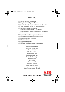 Manuale AEG-Electrolux CG6200 Macchina da caffè