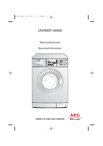 Handleiding AEG-Electrolux Lavamat 64800 Wasmachine