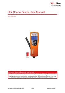 Manual Alcolizer LE5 Breathalyzer