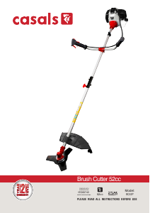 Manual Casals BC52P Brush Cutter