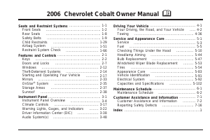 Manual Chevrolet Cobalt (2006)