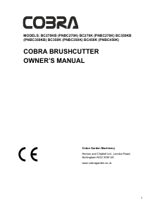 Manual Cobra BC450K Brush Cutter