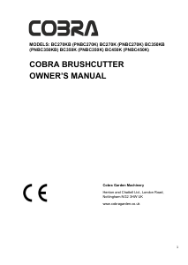 Manual Cobra BC350KB Brush Cutter