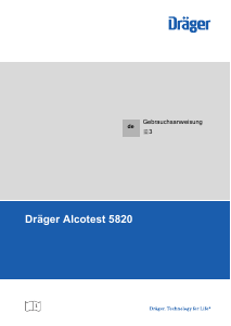 Bedienungsanleitung Dräger Alcotest 5820 Alkoholtester
