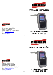 Manual Instrutherm BFD-60 Etilômetro