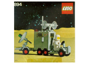 Bedienungsanleitung Lego set 894 Space Mobile Ortungsstation