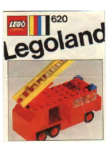 Handleiding Lego set 620 Town Brandweerwagen